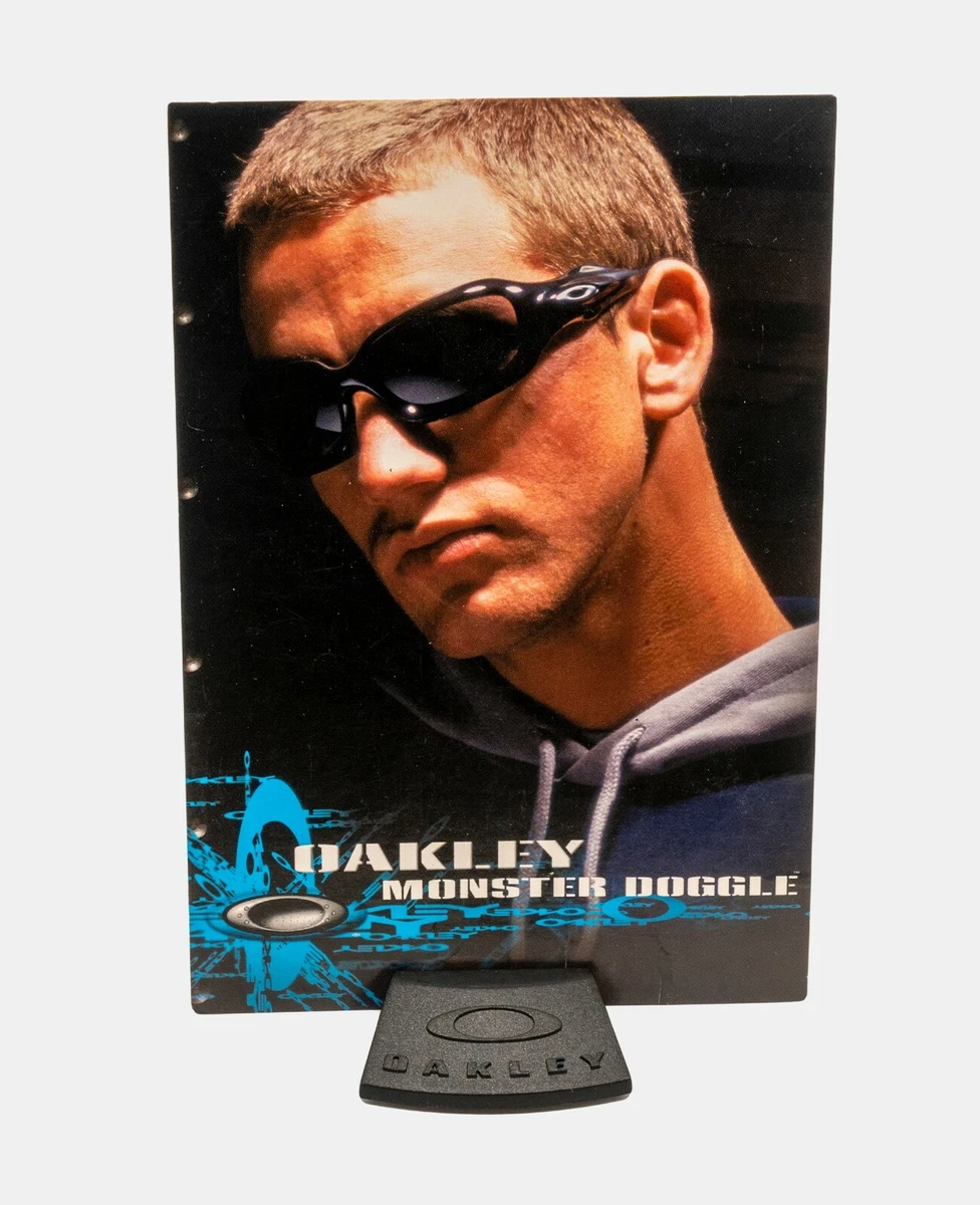 Oakley Monster Doggle Dog POP Display Card Rare Vintage With