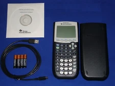 NEW TI-84 Plus Graphic Calculator Texas Instruments TI84 + Graphing CD USB Cable