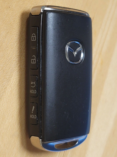 Fair Condition OEM 4 Btn 2020-23 Mazda Smart Key Remote NFYR-67-5DYR WAZSKE13D03 - Picture 3 of 5