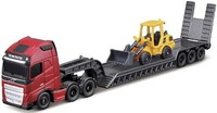 "11541-18998 Maisto 3\" Volvo FH16 + Volvo L250H Wheel Loader With Bucket Radlader"