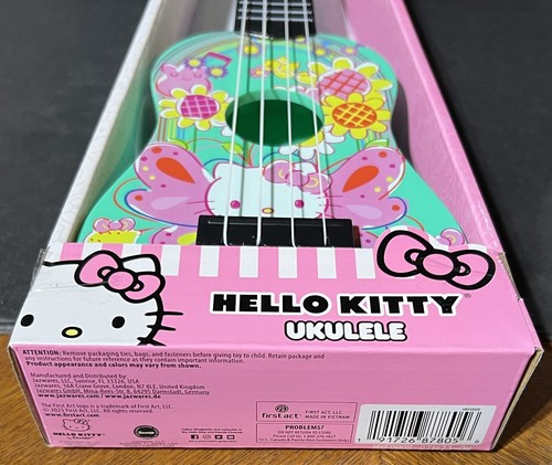Hello Kitty Ukulele Ages 3+ (New in Box) Green Version, First Act, LLC - Picture 14 of 14
