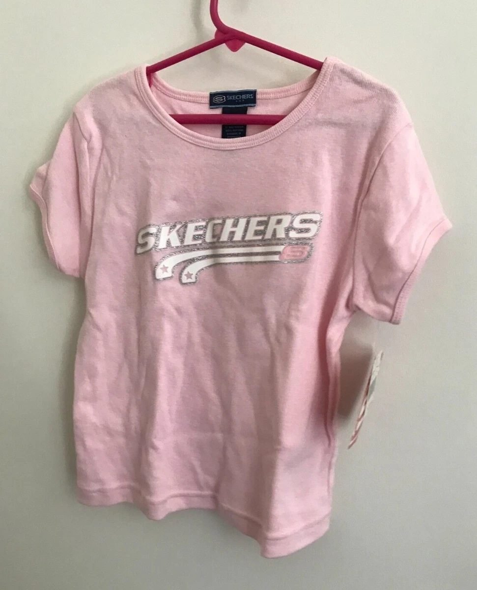 Skechers t shirt kids pink deals