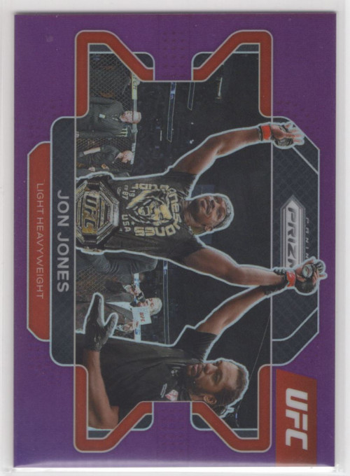 2022 Panini Prizm UFC Prizms Purple #4 Jon Jones /149 - NM-MT