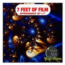 Hydrographic film Galaxy #13 hydro dipping 7' x 20" hydro dip