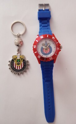 2 CHIVAS DE GUADALAJARA GIFTS ( 1  CHIVAS WATCH + 1  CHIVAS KEYCHAIN) $28.50