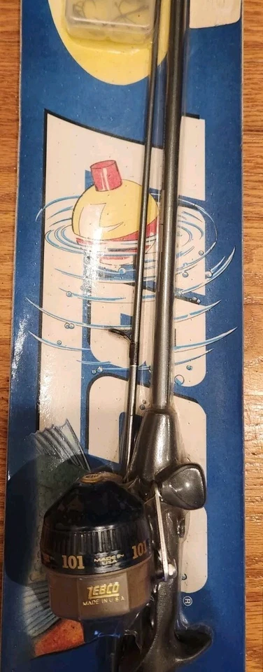 NOS Vintage 1992 Zebco 101 Spincast Combination Fishing Rod & Reel BRAND NEW USA - Image 3 of 4