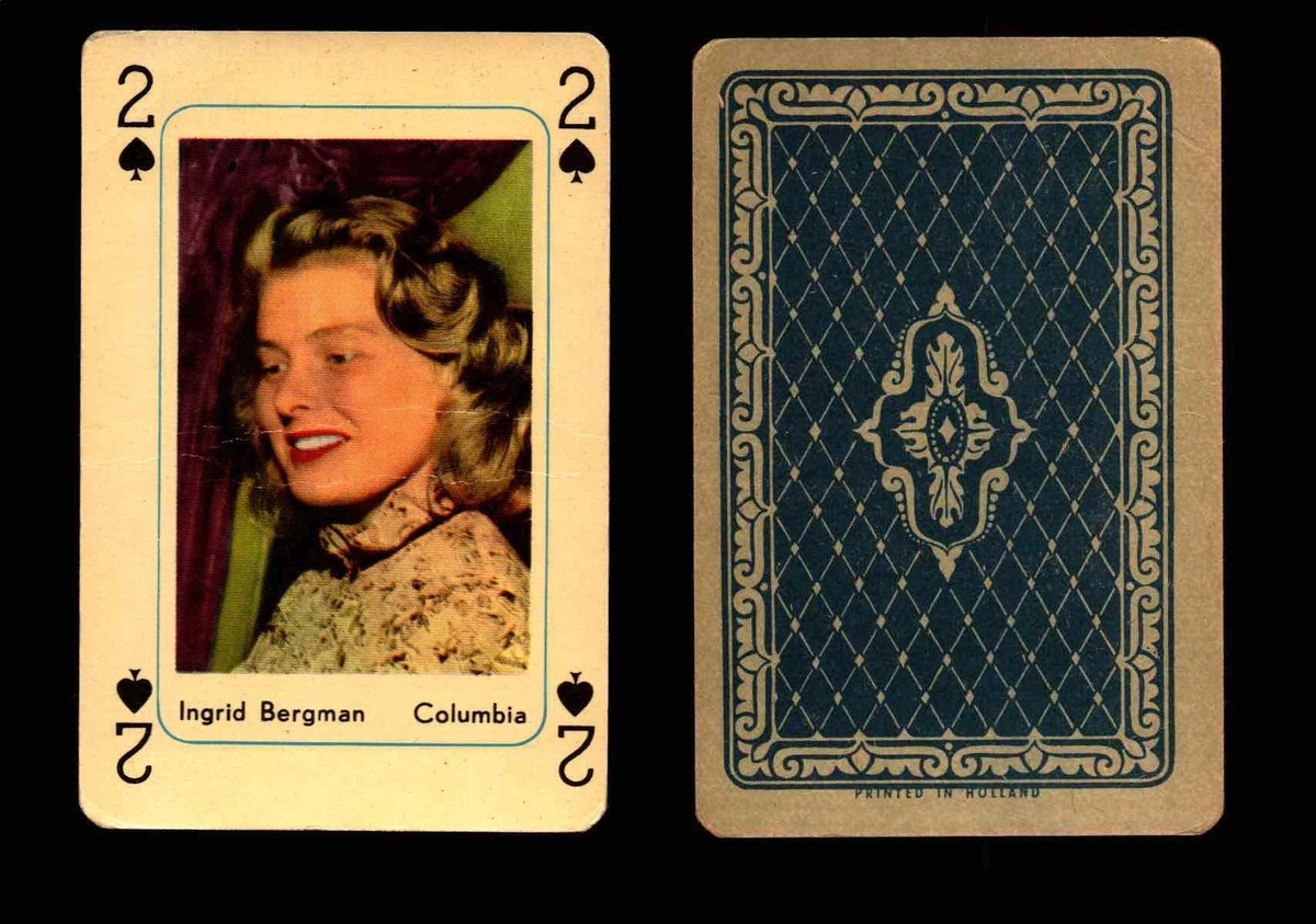 Vintage Hollywood Movie Stars Playing Cards You Pick Singles | eBay