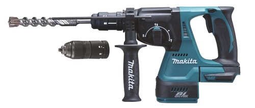 Nwe Makita DHR243Z Akku-Bohrhammer 18 Volt, SDS Plus ohne Akku ohne Ladegerät - Bild 2 von 5