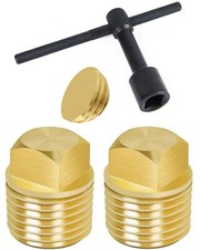 Solid Boat Plug 1/2 Inch Boat Drain Plugs and T Handle Drain Plug Wrench Boat...
