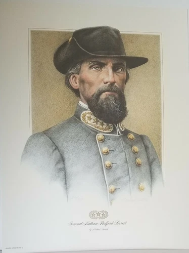 General Nathan Bedford Forrest Signed limited numbered edition art print GNATEK