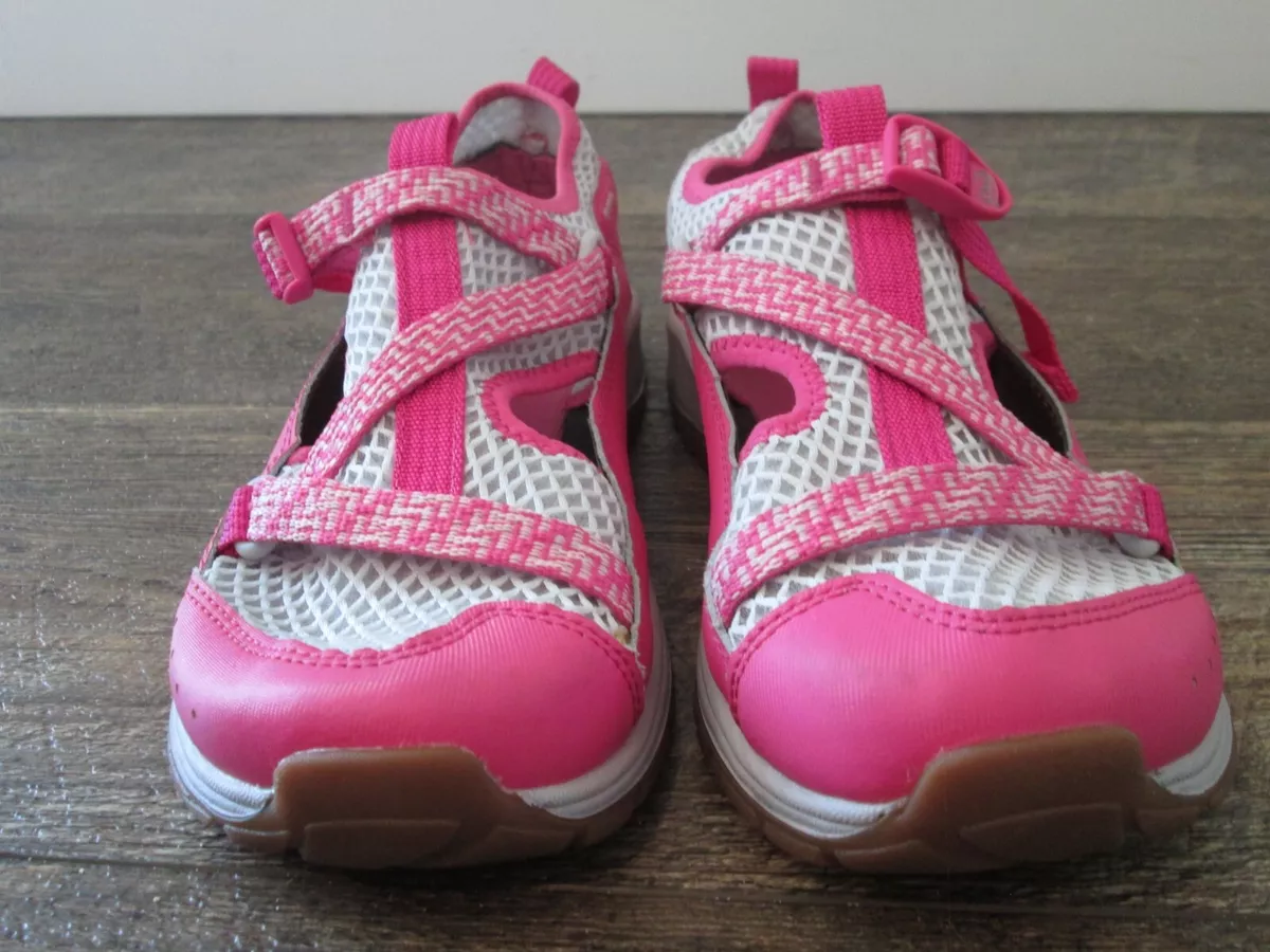 Chaco Odyssey Size US 5 Kids Girls Closed Toe Sports Sandals Pink