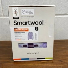 Smartwool Women’s Thermal Merino Base Layer Crew Small Violet Flirt with Me $115