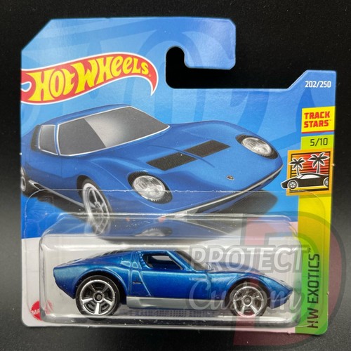 Hot Wheels ´71 Lamborghini Miura SV – HW Exotics, Short Card, Blau Metallic, Mattel 2022