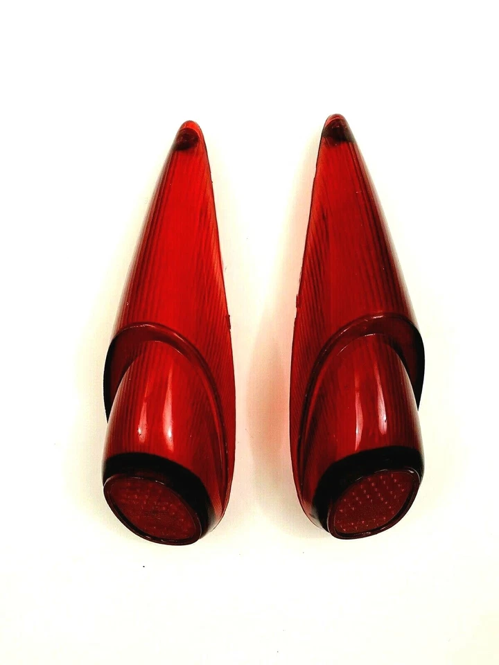 AUTO UNION DKW 1000 1000S Tail Light Lamp Lens Set Left and Right NEW #210AB - Image 3 of 4