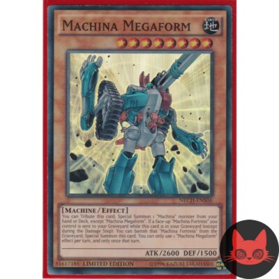 Yugioh Machina Megaform NECH-ENS06 Super Rare NM
