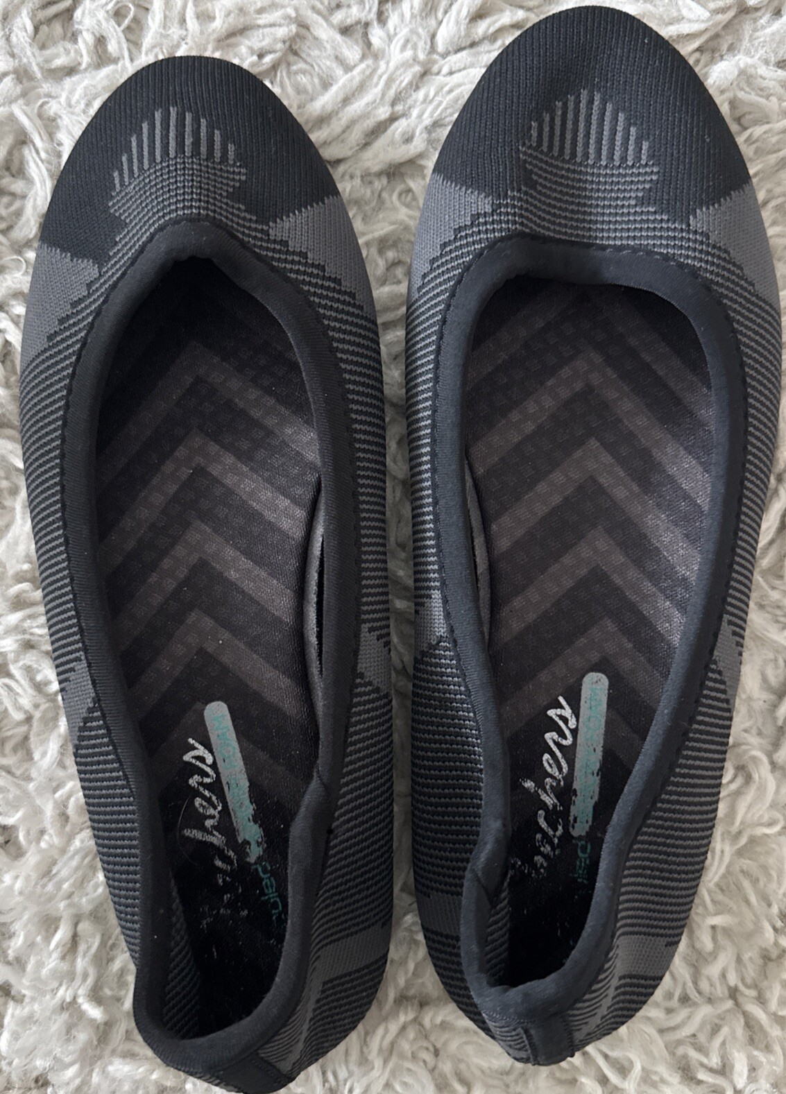 Skechers Wham Flat Skechers Air Cooled Memory Foam Stretch Fit