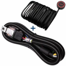 FARBIN 12V Horn Wiring Harness Relay Button Switch Kit for Car Truck Motorcycle