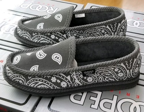 MEN'S HOUSE SHOES PAISLEY BANDANA 