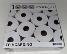 Funwares TP Hoarding Toilet Paper 1000 Piece Jigsaw Puzzle Quarantine New Sealed