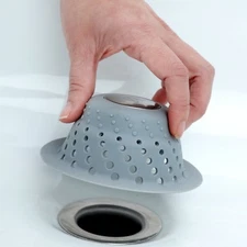 SlipX Solutions Seal Tight Drain Protector in Gray