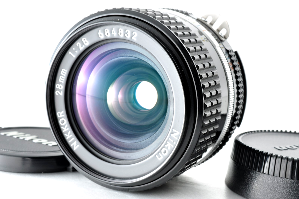 Near Mint] Nikon 28mm Ai-S AIS Wide Angle MF Prime Lens from