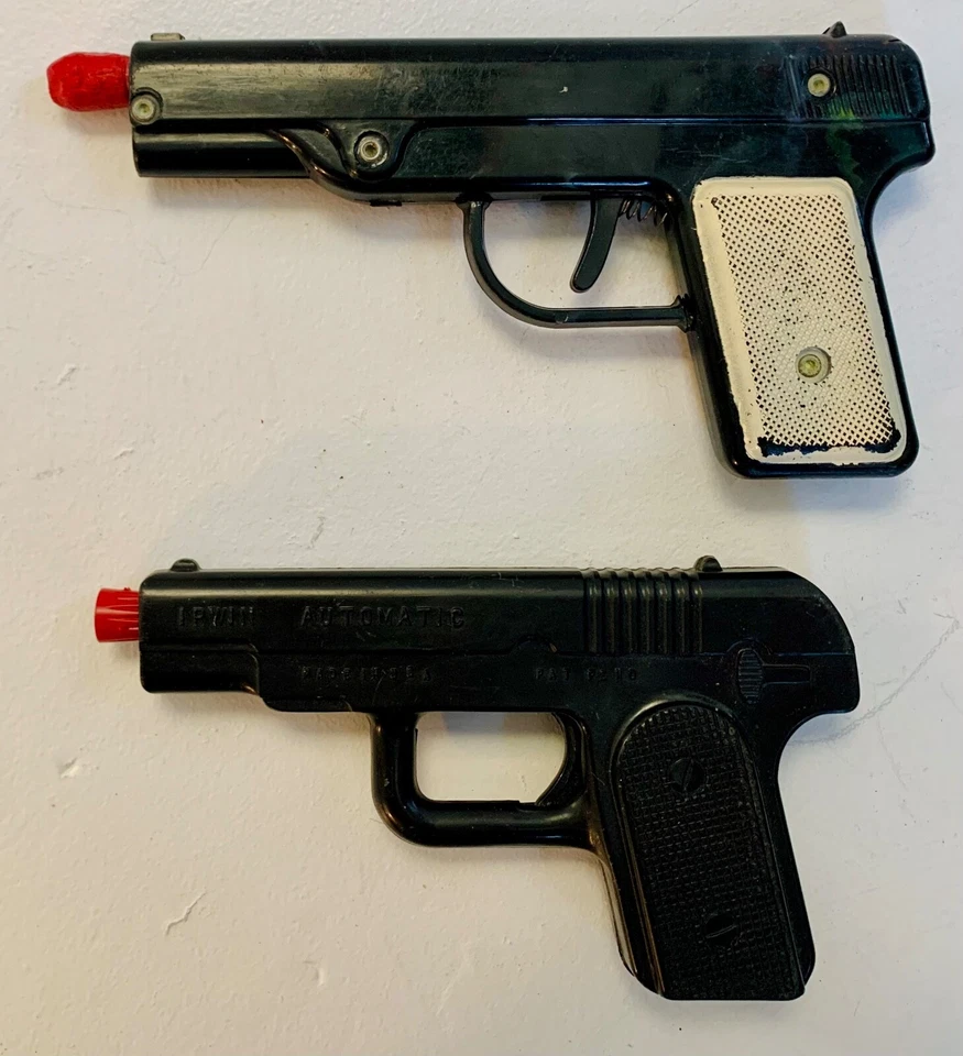 Pistola Irwin de colección y pistolas de juguete Knickerbocker/pistolas de plástico que no funcionan Foto 2 de 4