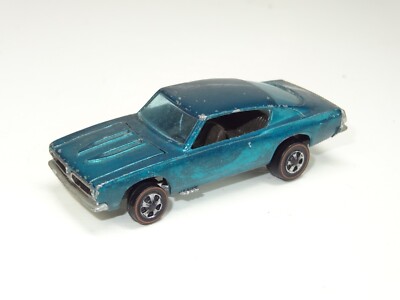 Hot wheels REDLINE CUSTOM BARRACUDA - AQUA - (387)