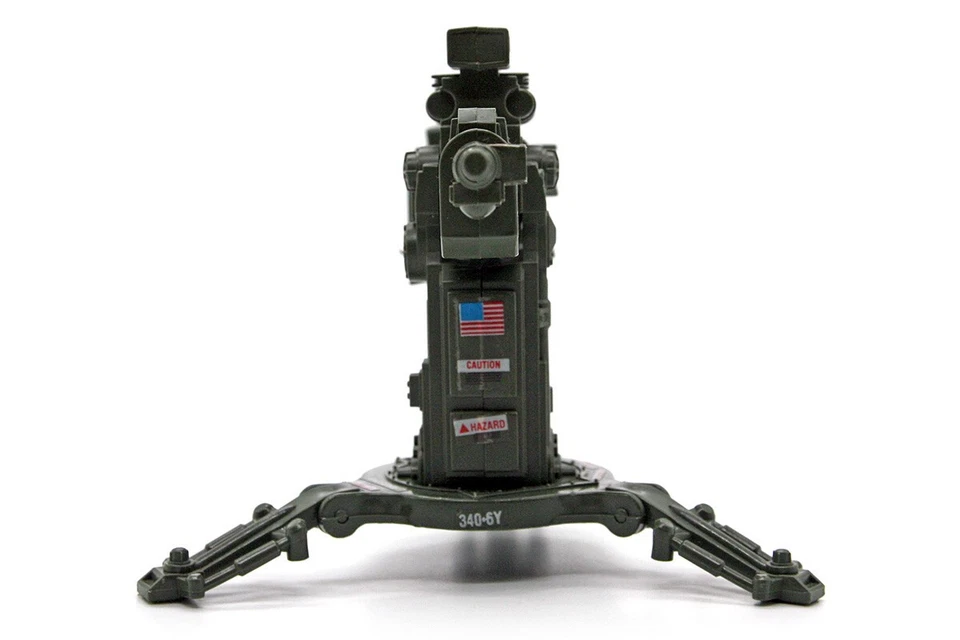 Vtg ('82) GI Joe "FLAK" (LOOSE) Plastic Toy Artillery (v1/s1), by Hasbro (#6075) - Image 4 of 4