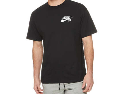 Nike SB Men's Logo Tee T-Shirt Tshirt Black Australia