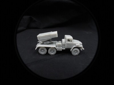 Soviet Warsaw Pact BM-21 Grad MRL 1/100 15mm Flames of War Team Yankee