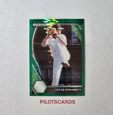 (ITEM B934) JACOB STEINMETZ - 2021 PANINI PRIZM DRAFT PICK GREEN PULSAR #77 (RC)