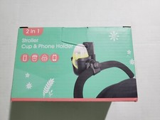 2-In-1 Wheelchair Cup Holder, Cup and Phone Holder for Bike, Walker, Stroller