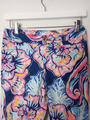 Lilly Pulitzer Kelly Ankle Pants Boho Bateau Size 00 12816 | eBay