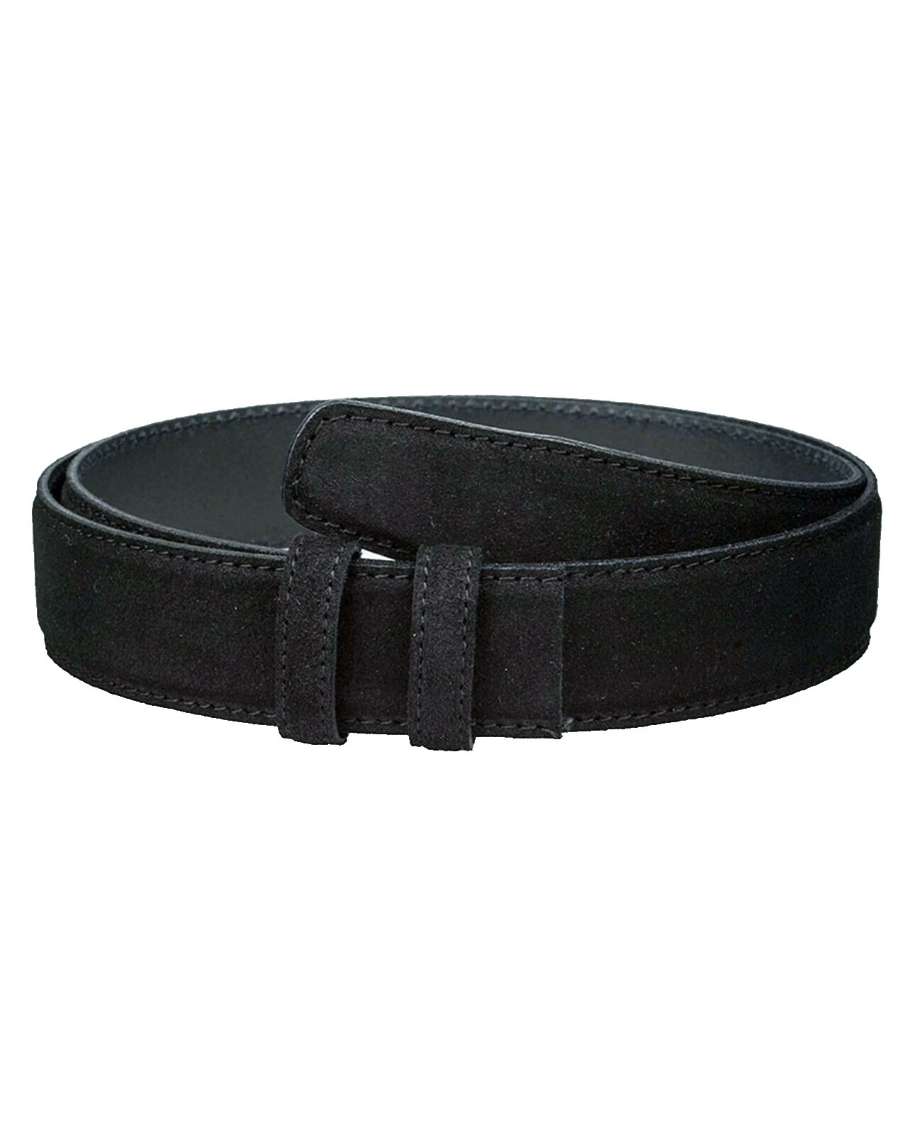 Black Suede Belts for Men