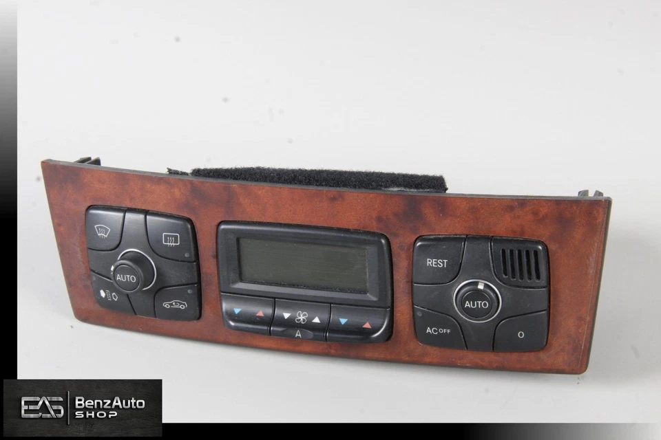 00-06 Mercedes W220 S55 AMG A/C AC Heater Climate Control OEM - Image 2 of 4