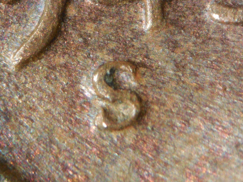 HIGH GRADE MINT ERROR 1945-S  LINCOLN WHEAT CENT RPM#7  XF - Picture 1 of 3