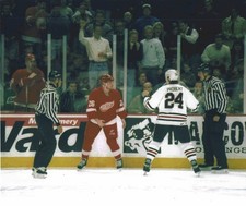 JOEY KOCUR & BOB PROBERT ~NHL HOCKEY HEAVYWEIGHT ENFORCERS ~ 8X10 PHOTOS (2)