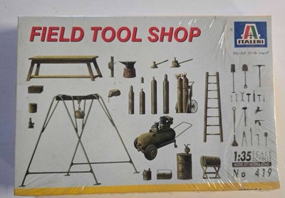 Italeri Field Tool Shop 1:35 Scale Model Kit 419 New in Sealed Box