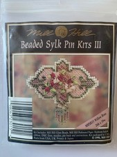 Mill Hill Beaded Sylk Pin Kits III MHSR15 Willow Rose Stitch  Bead Kit