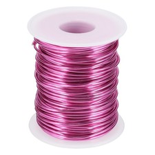 16 Gauge 102Ft Anodized Aluminum Wire for Jewelry Craft Making Dark Pink