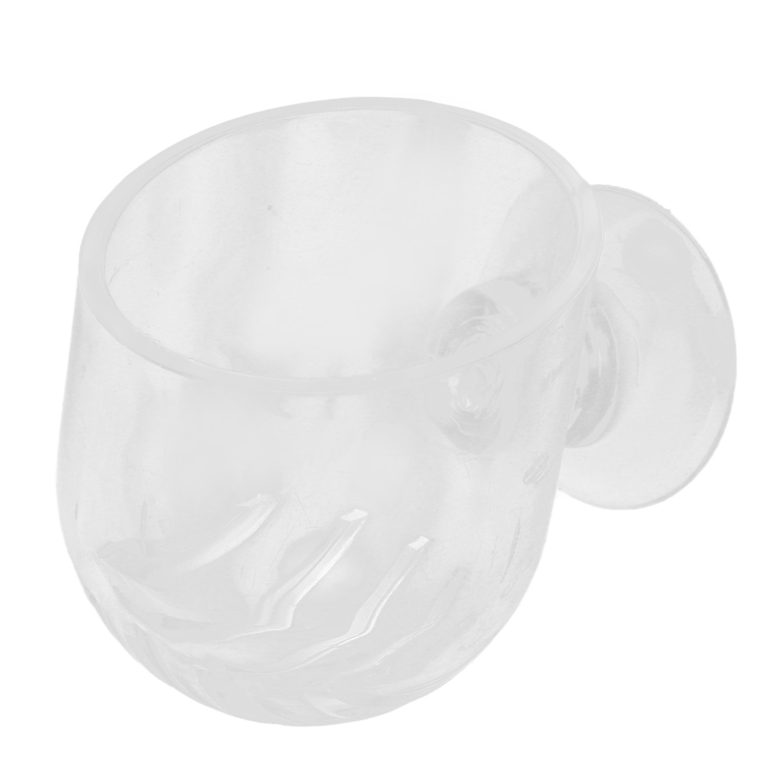 Aquarium Red Worm Feeder Transparent Small Cone Fish Tank Feeding Cup For Brine
