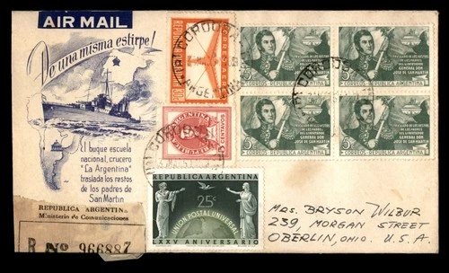 Mayfairstamps Argentina 1951 De Una Misma Estirpe combination First Day Cover aa