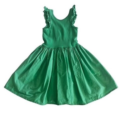 Molo Cloudia Green Sleeveless Dress Size 3-4
