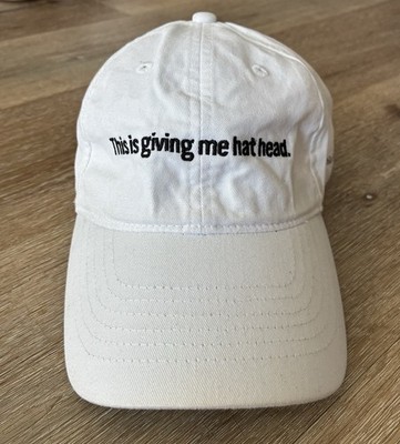 Beefeater Gin  This is giving me hat head  Dad Hat Cap White