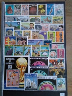 LOT DE TIMBRES HAUTE VOLTA