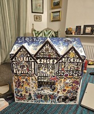 LIBERTY 2026 EMPTY Beauty Advent Calendar Box Drawstring Bag & Gold Paper NEW
