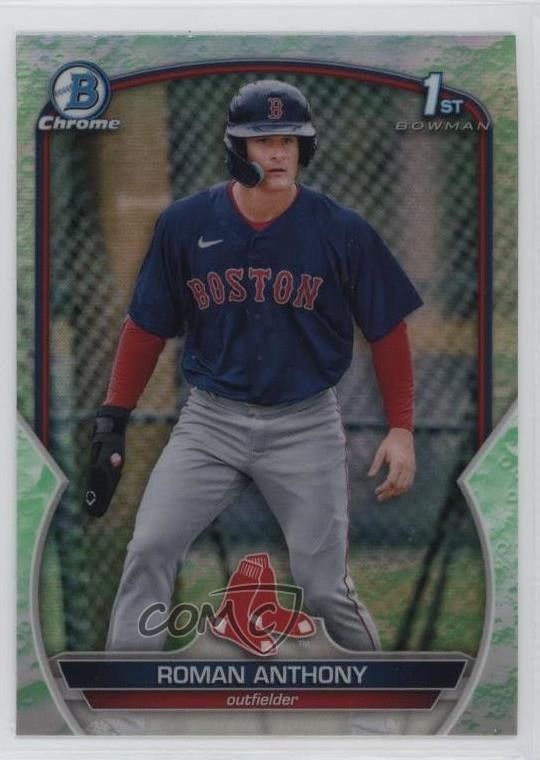 2023 Bowman Chrome Prospects Lunar Glow Refractor Roman Anthony #BCP-71 2wr