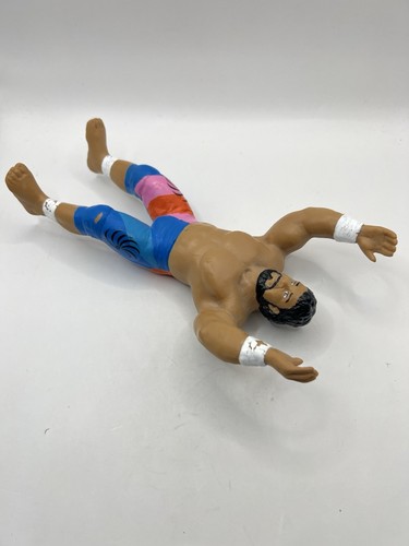VINTAGE 1989 WWF LJN HAKU BLACK CARD SUPERSTARS ACTION FIGURE (23) - Picture 19 of 20