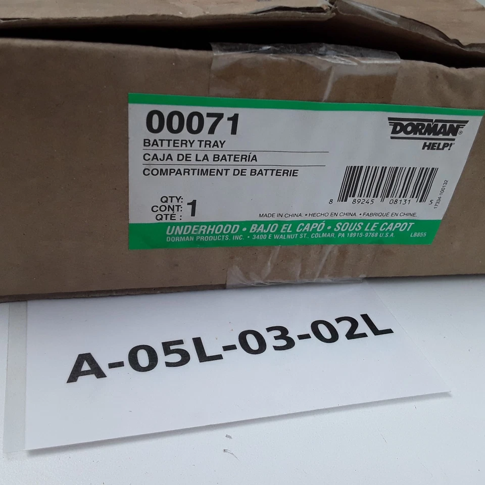 Bandeja de batería de repuesto Dorman 00071 para Chrysler 200 Dodge Avenger 2008-2014 Foto 4 de 4