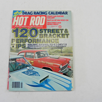 1977 HOT ROD MAGAZINE 12 ISSUES FULL COMPLETE YEAR RACING CARS